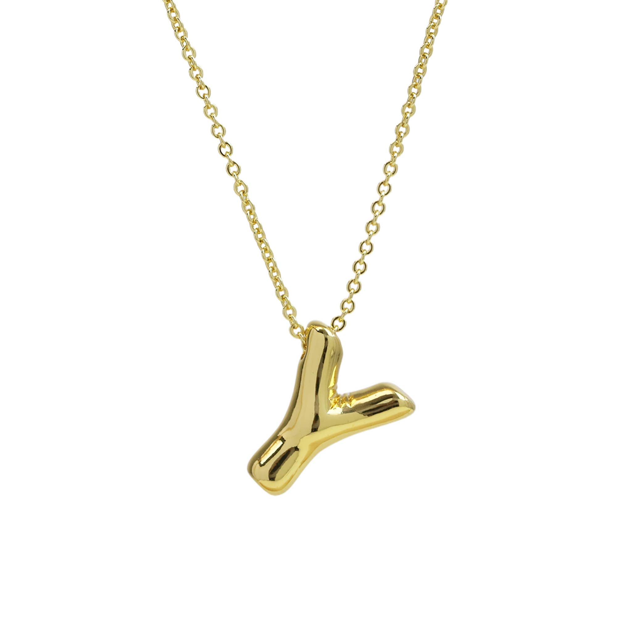 Medium* Initial Balloon Bubble Necklace 0.57