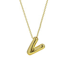 Medium* Initial Balloon Bubble Necklace 0.57