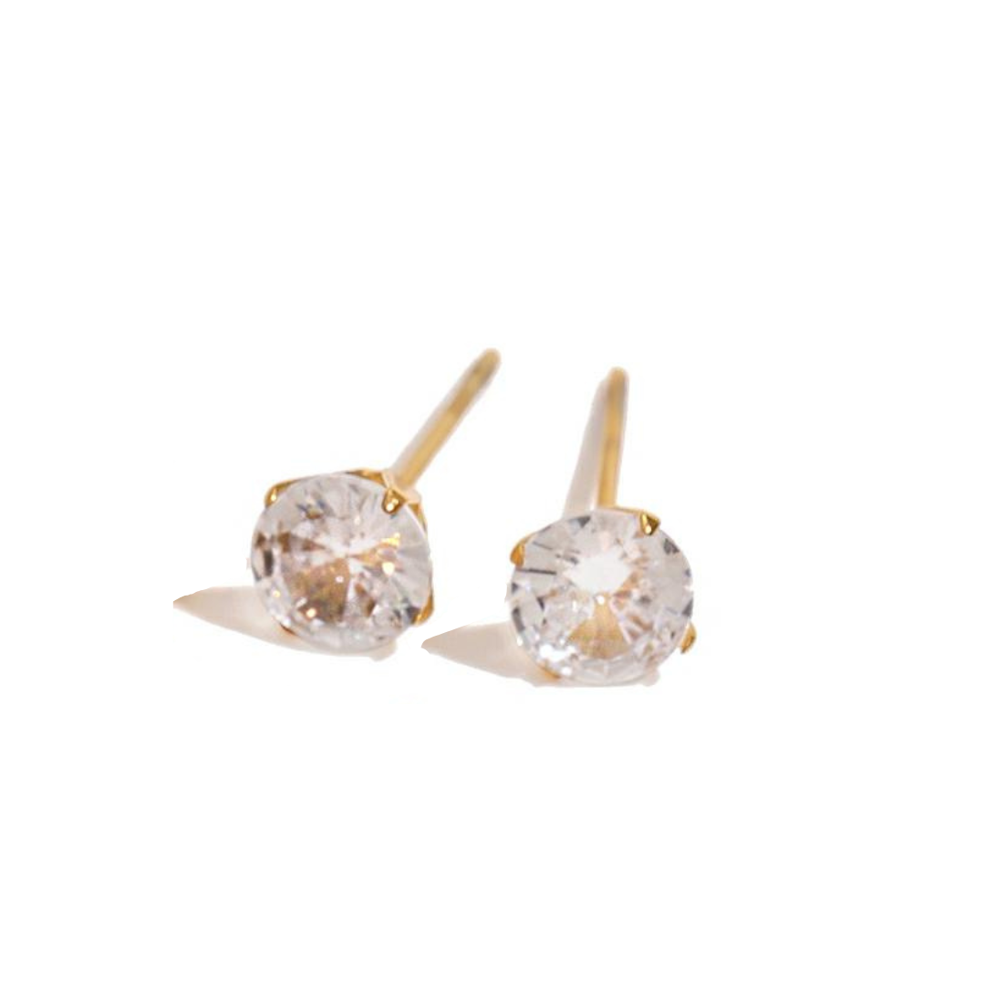 Cz Hoop & Stud Earring Water Resistant