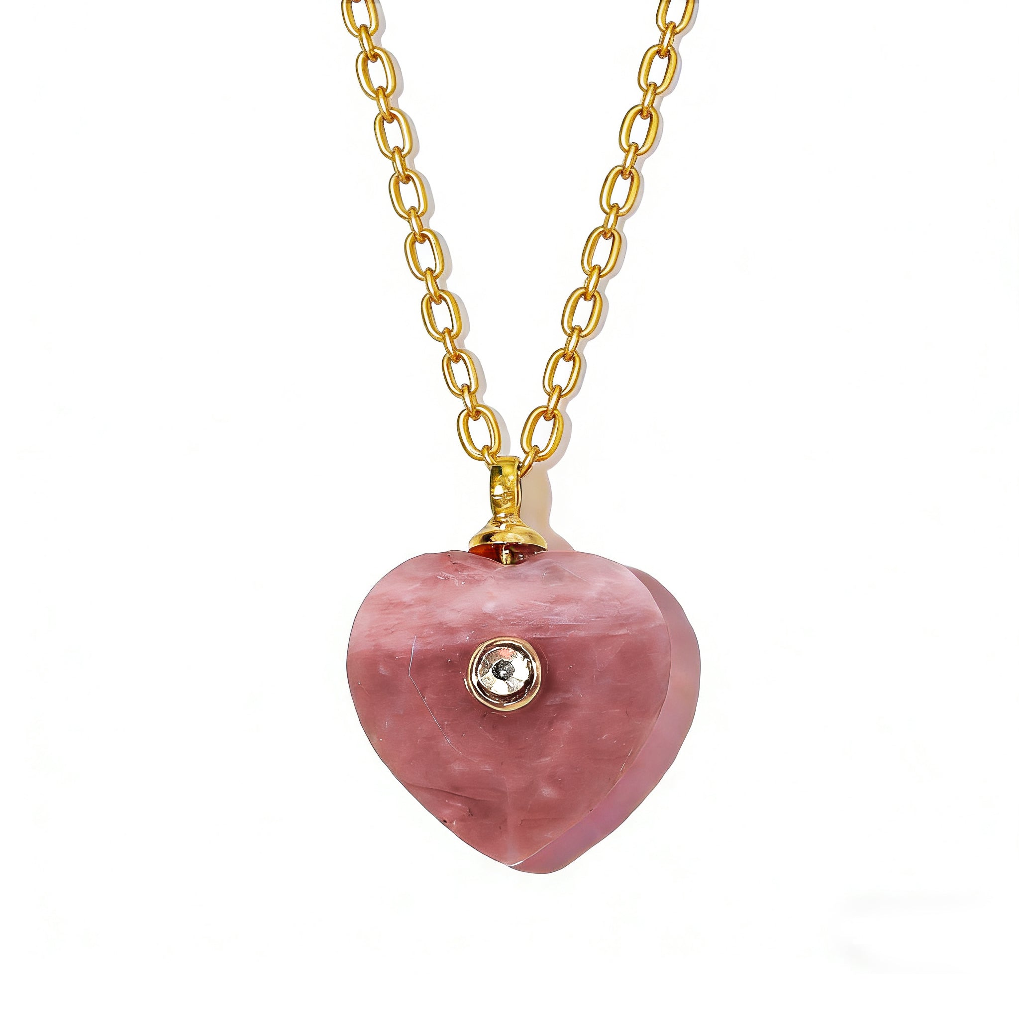 Dainty Heart Necklace Water Resistant