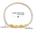 Tennis Lock Bracelet Water Resistant