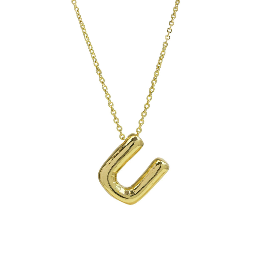 Medium* Initial Balloon Bubble Necklace 0.57