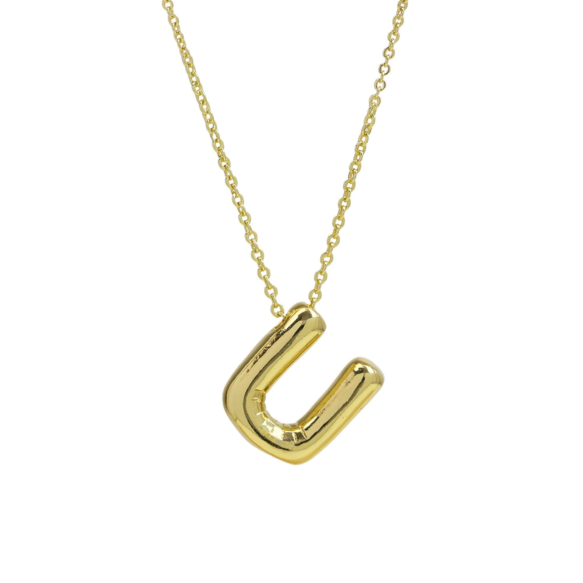 Medium* Initial Balloon Bubble Necklace 0.57