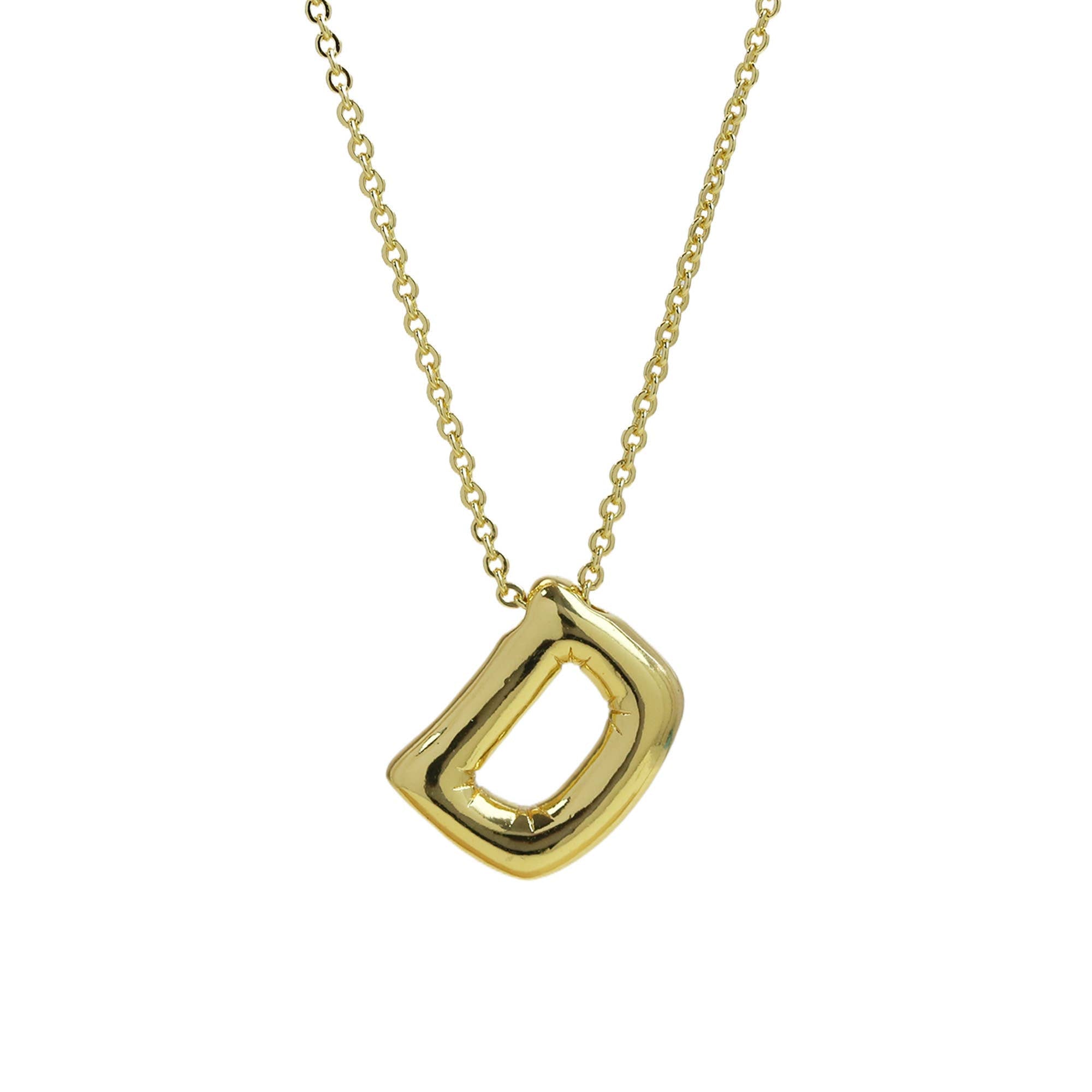 Medium* Initial Balloon Bubble Necklace 0.57
