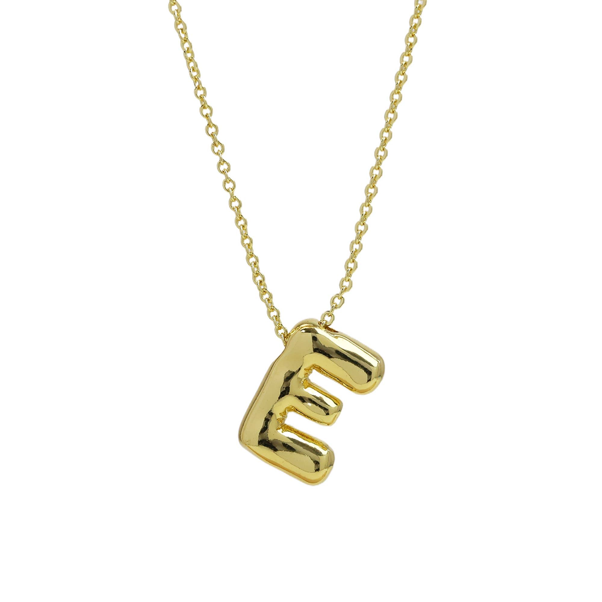 Medium* Initial Balloon Bubble Necklace 0.57