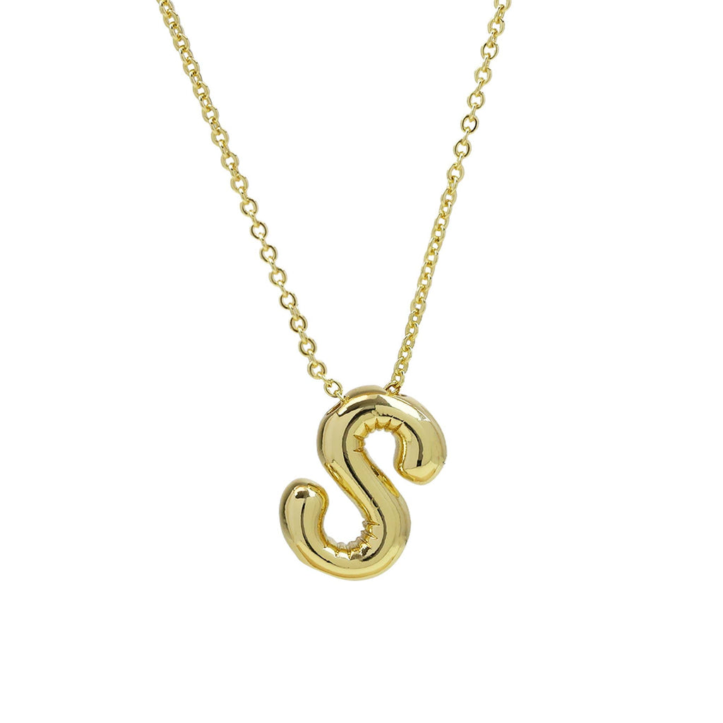 Medium* Initial Balloon Bubble Necklace 0.57