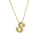 Medium* Initial Balloon Bubble Necklace 0.57