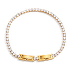 Tennis Lock Bracelet Water Resistant
