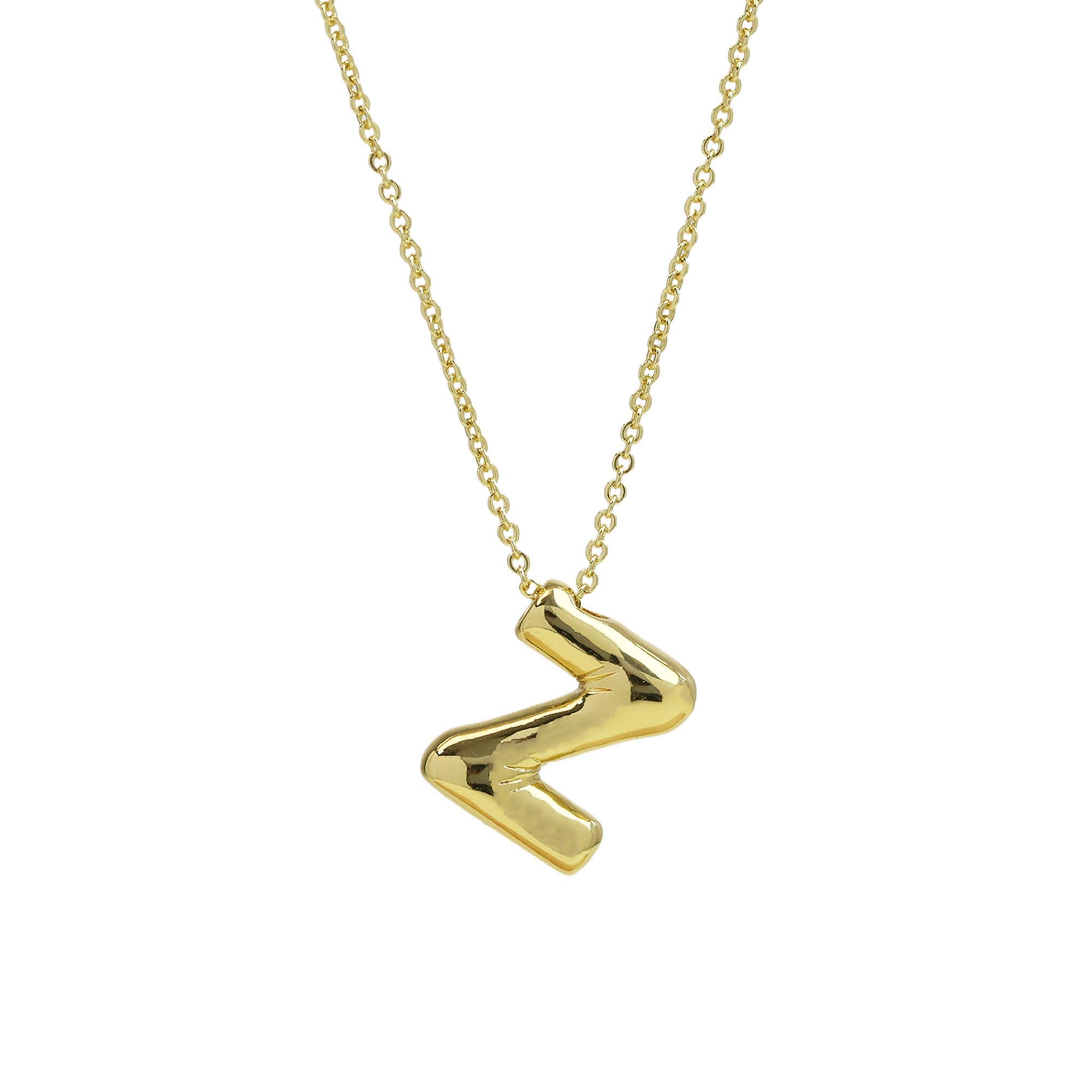 Medium* Initial Balloon Bubble Necklace 0.57