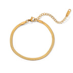 Gold Dainty Layering Bracelets Waterproof
