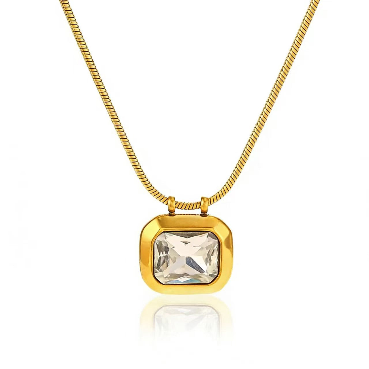 Golden Halo Necklace Water Resistant