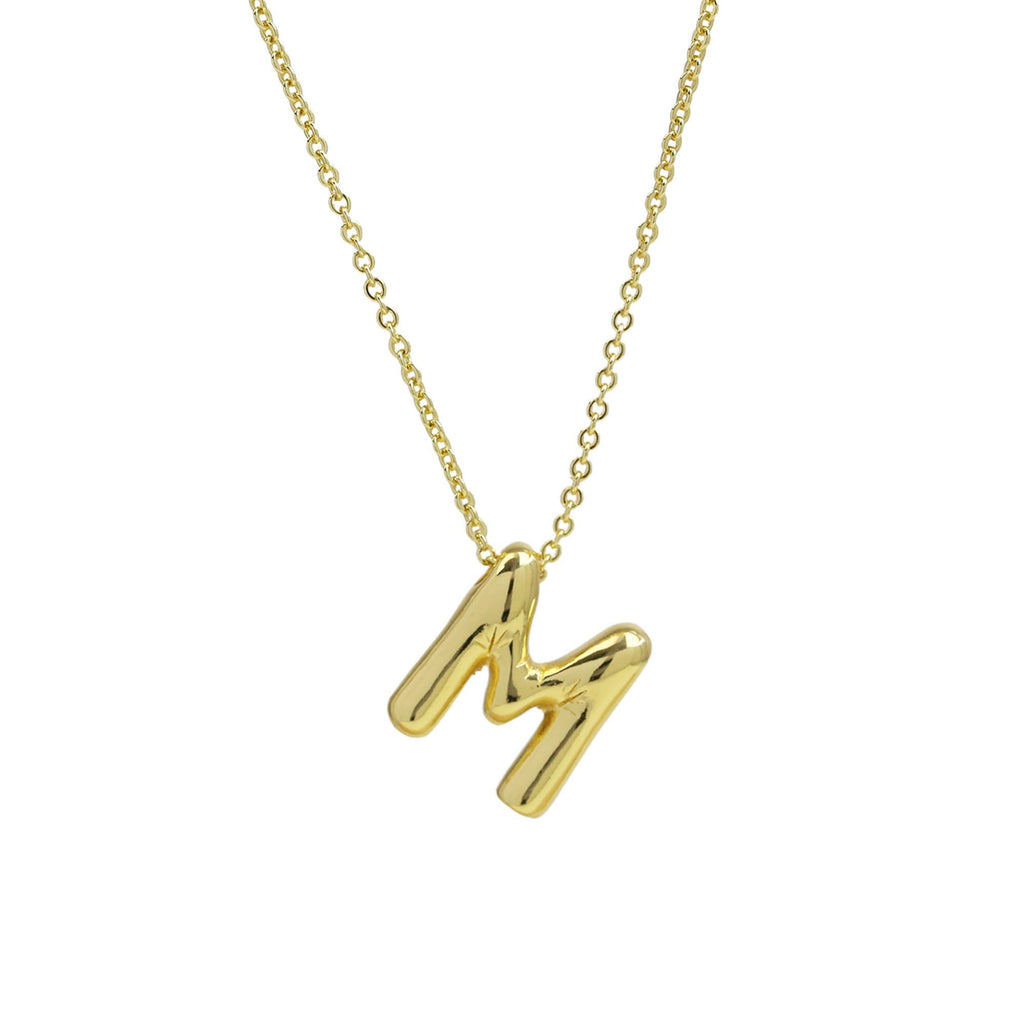 Medium* Initial Balloon Bubble Necklace 0.57