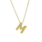 Medium* Initial Balloon Bubble Necklace 0.57