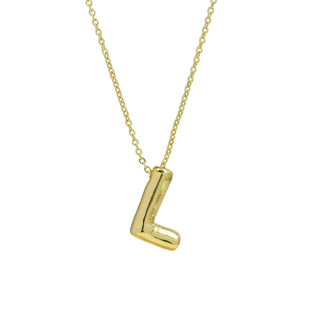 Medium* Initial Balloon Bubble Necklace 0.57