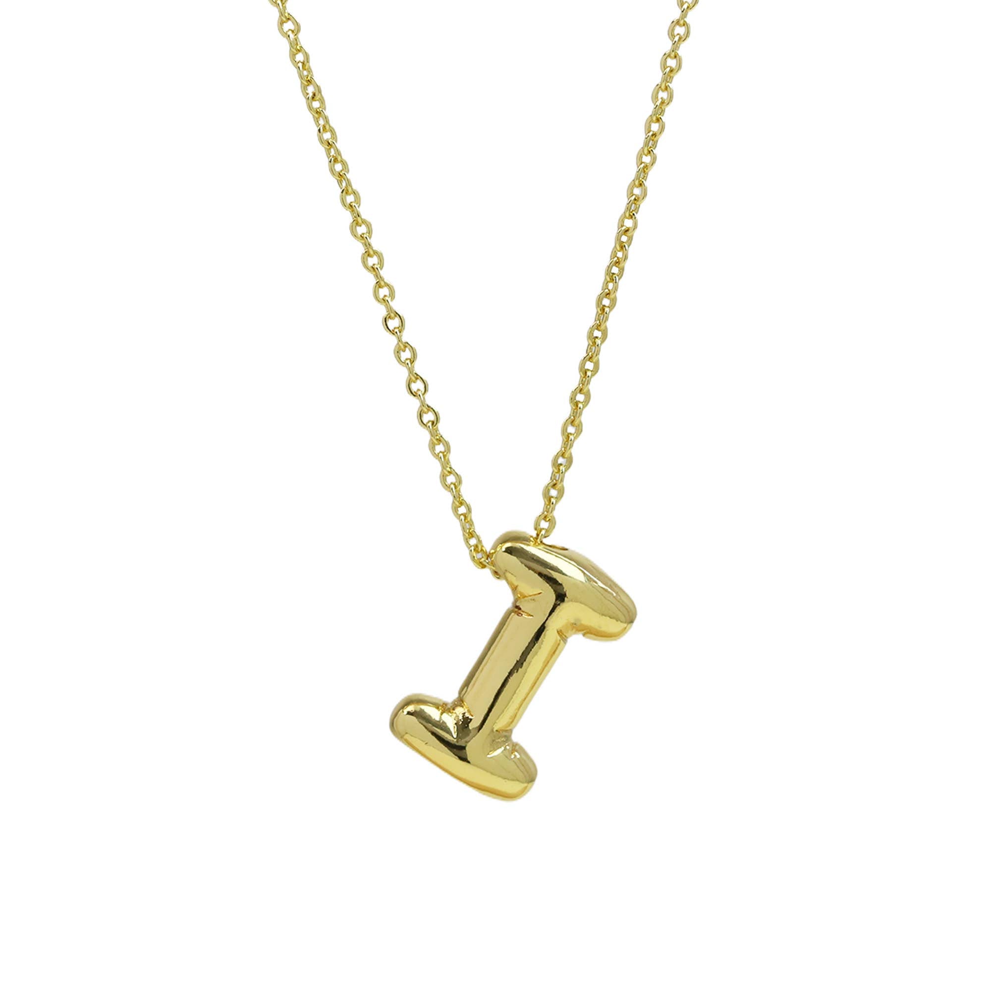 Medium* Initial Balloon Bubble Necklace 0.57