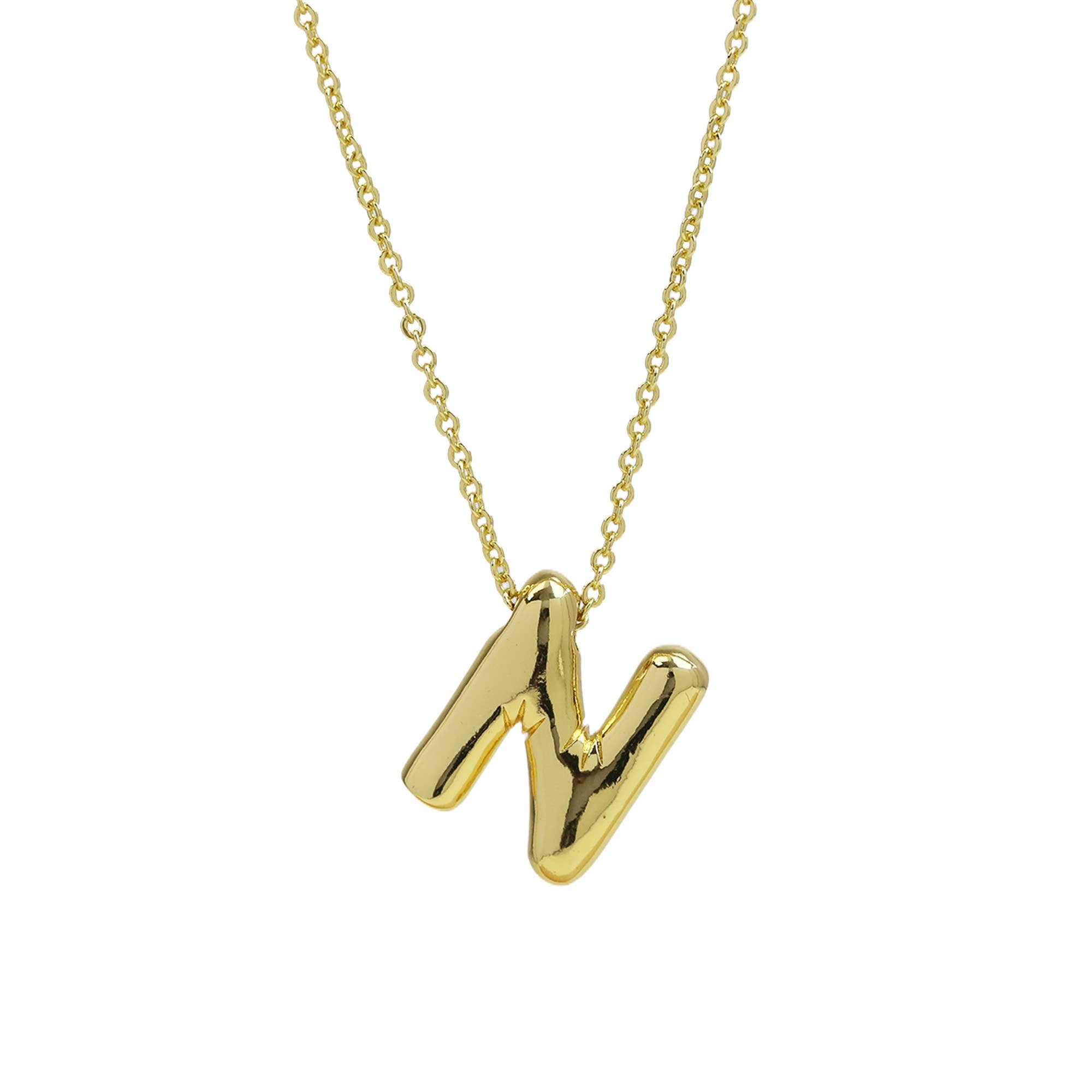 Medium* Initial Balloon Bubble Necklace 0.57