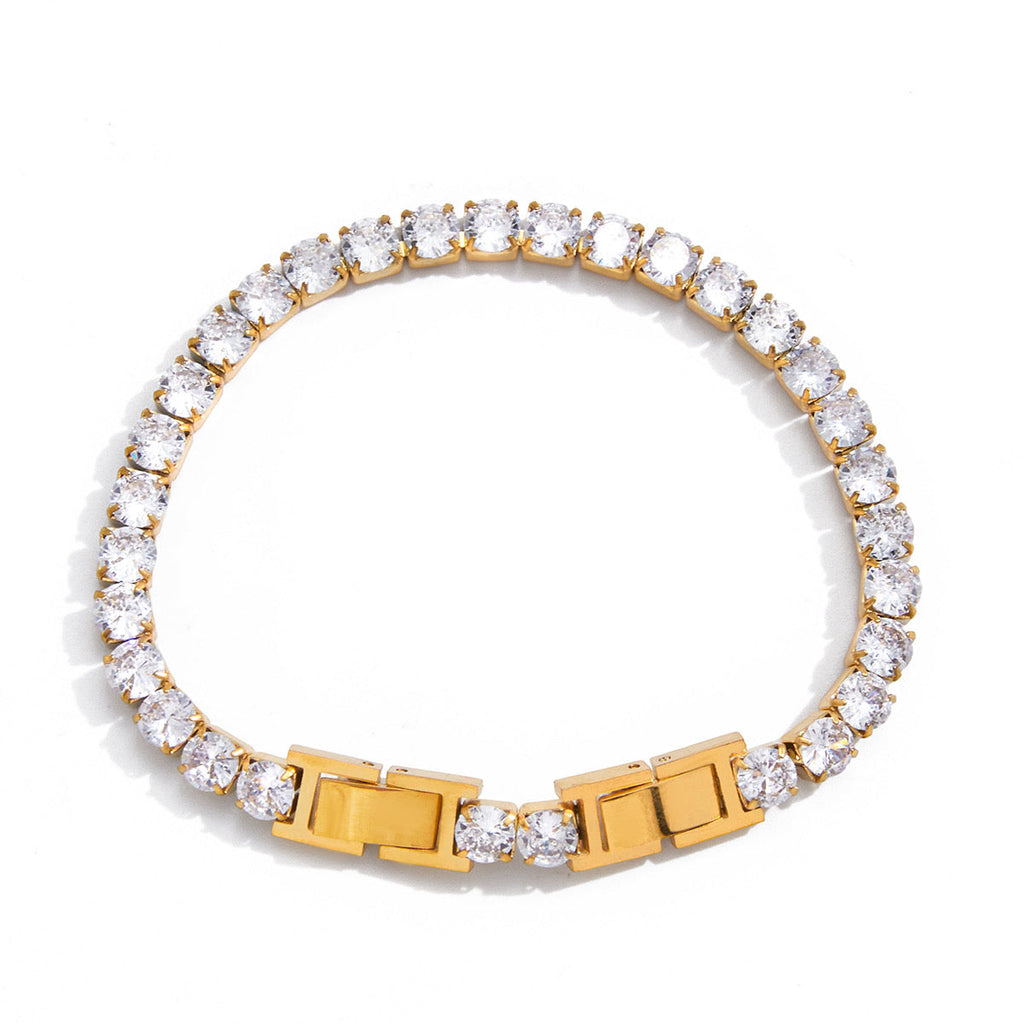 Tennis Lock Bracelet Water Resistant