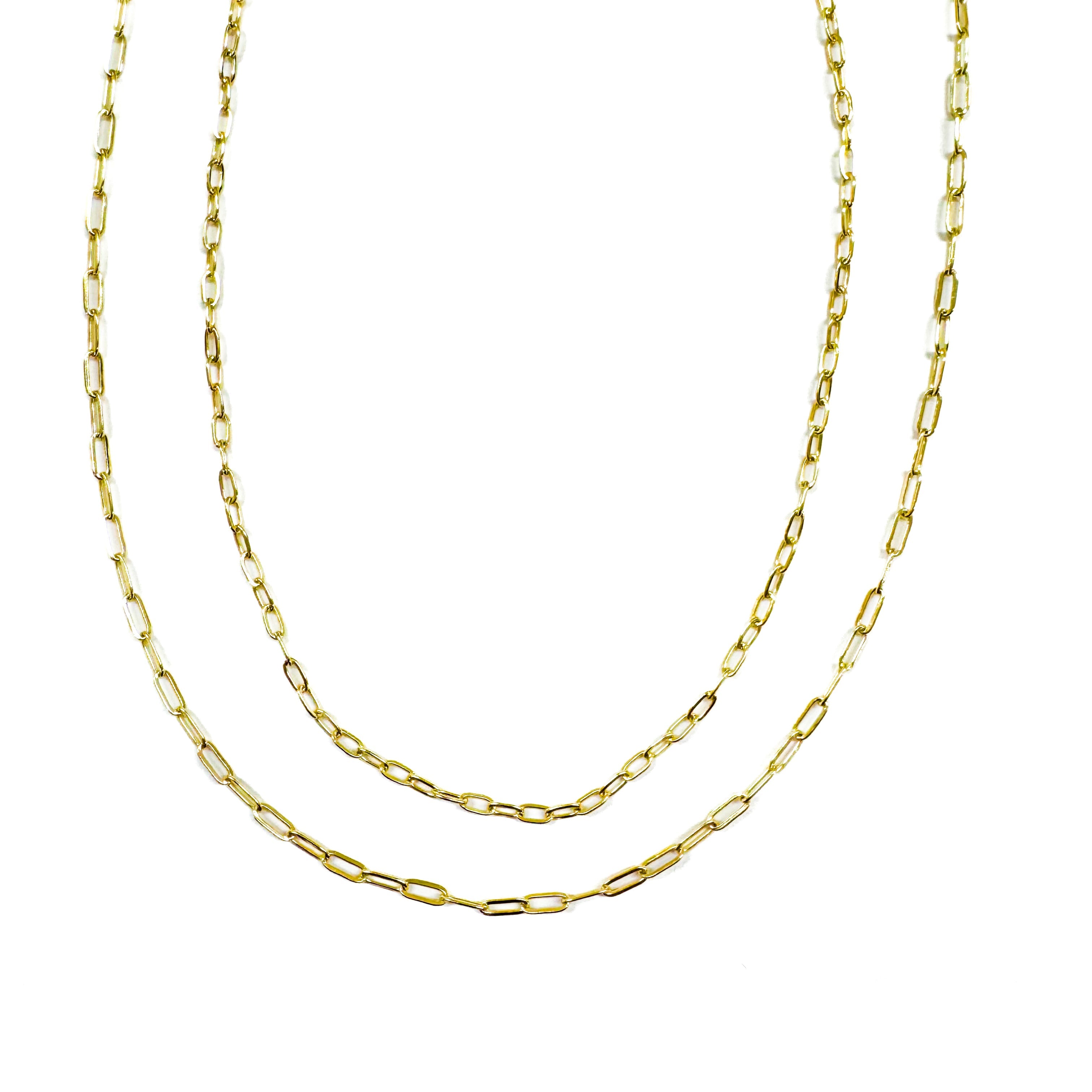 Mini Paperclip Chainlink Necklace
