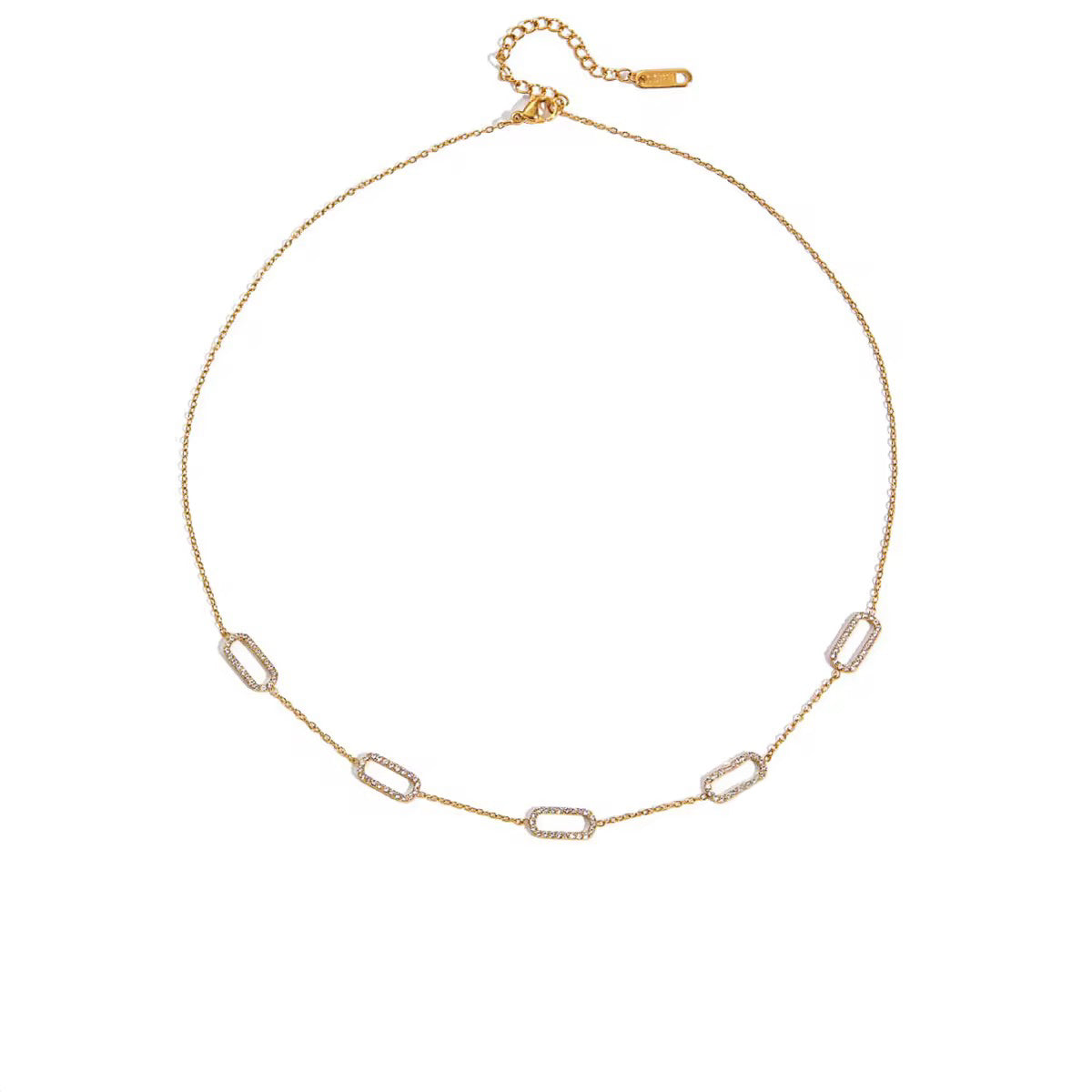 Luxe Link Necklace Water Resistant