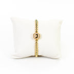 Cz Initial bracelet