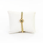 Cz Initial bracelet