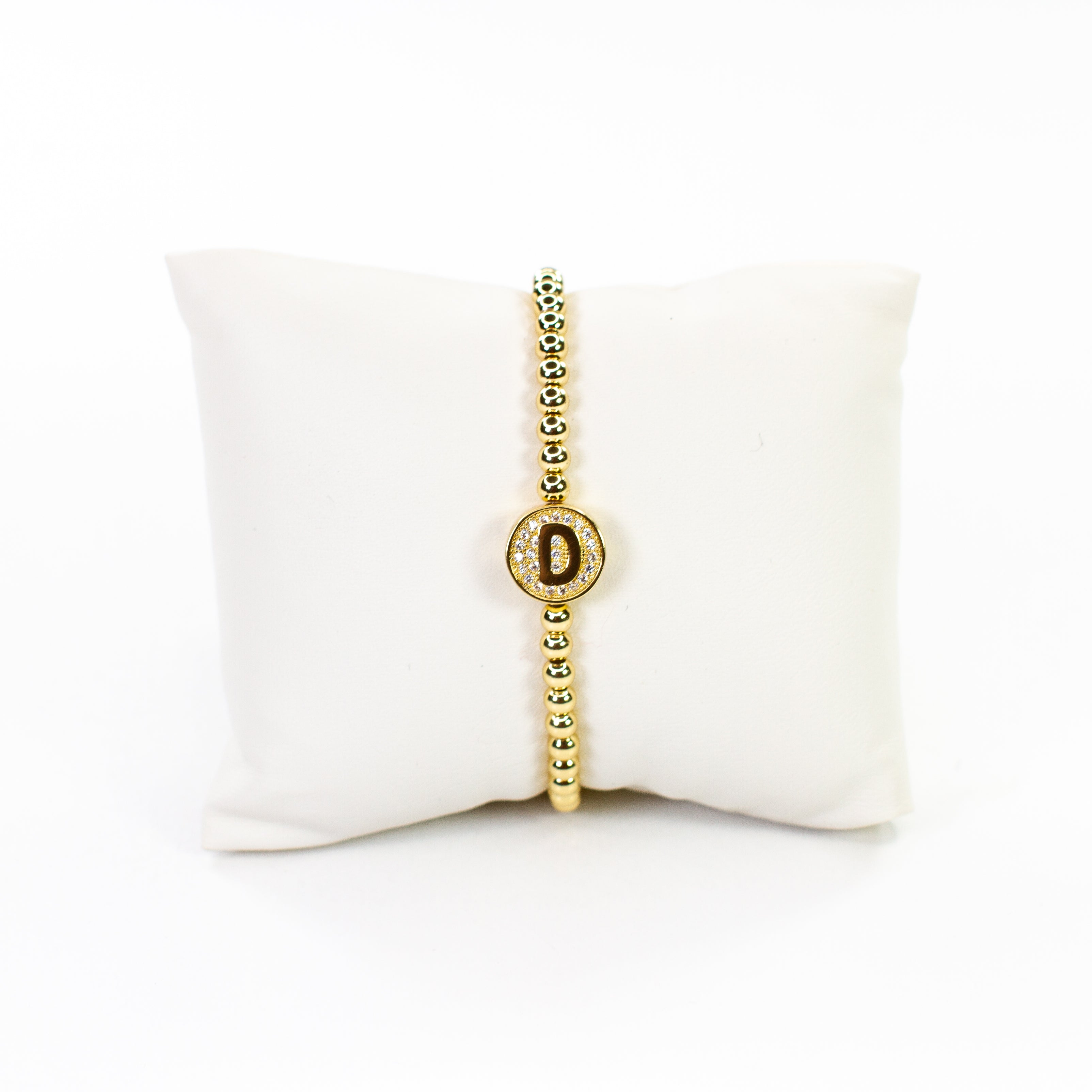 Cz Initial bracelet