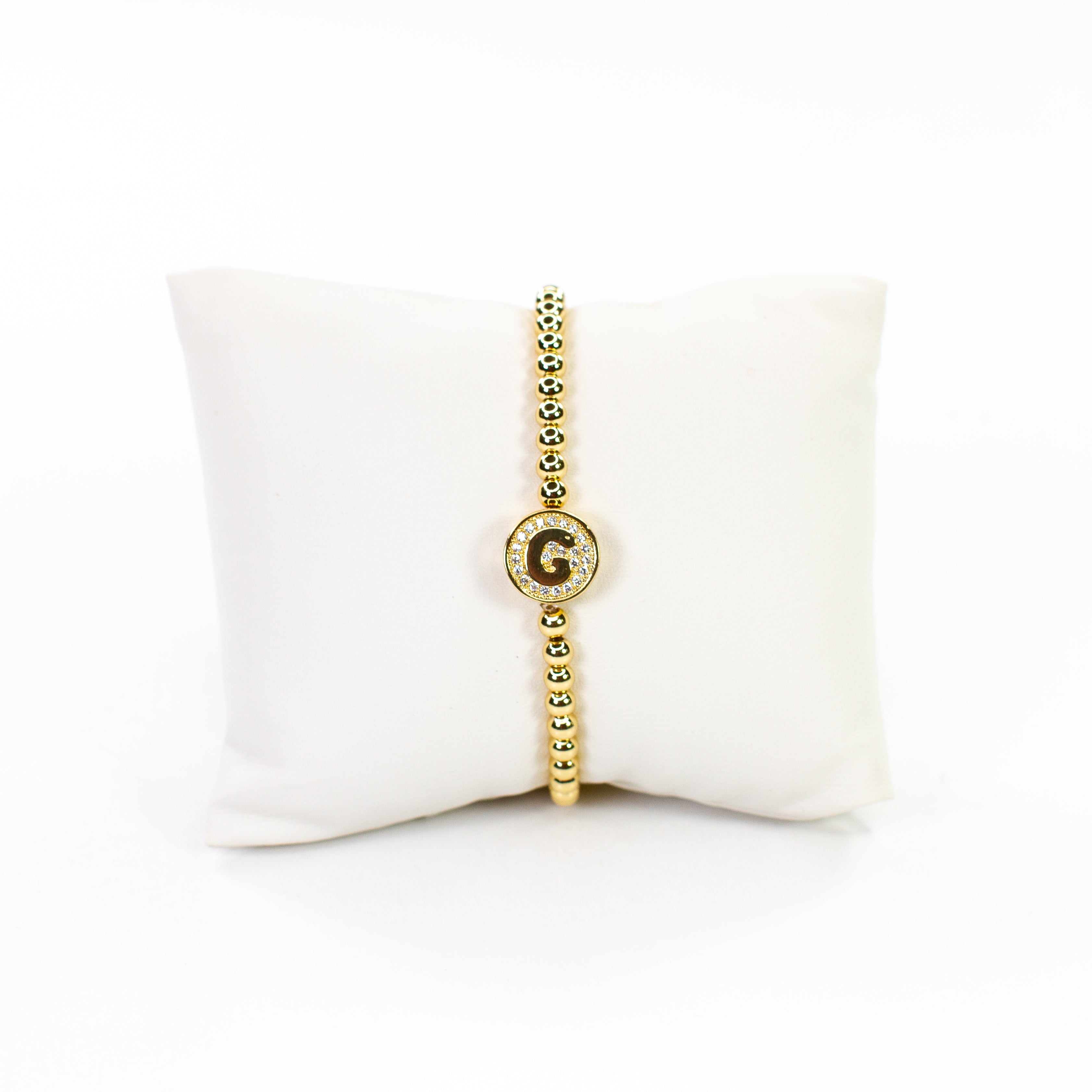 Cz Initial bracelet