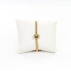 Cz Initial bracelet