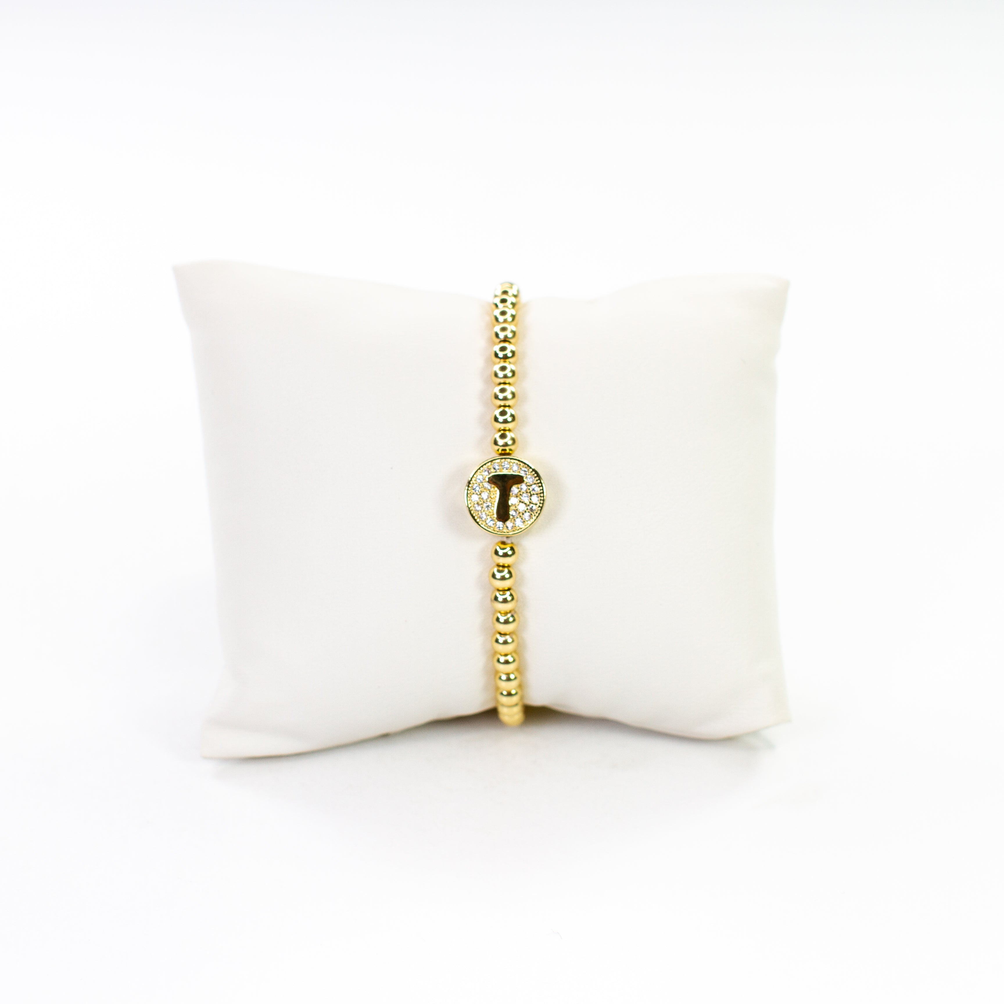 Cz Initial bracelet