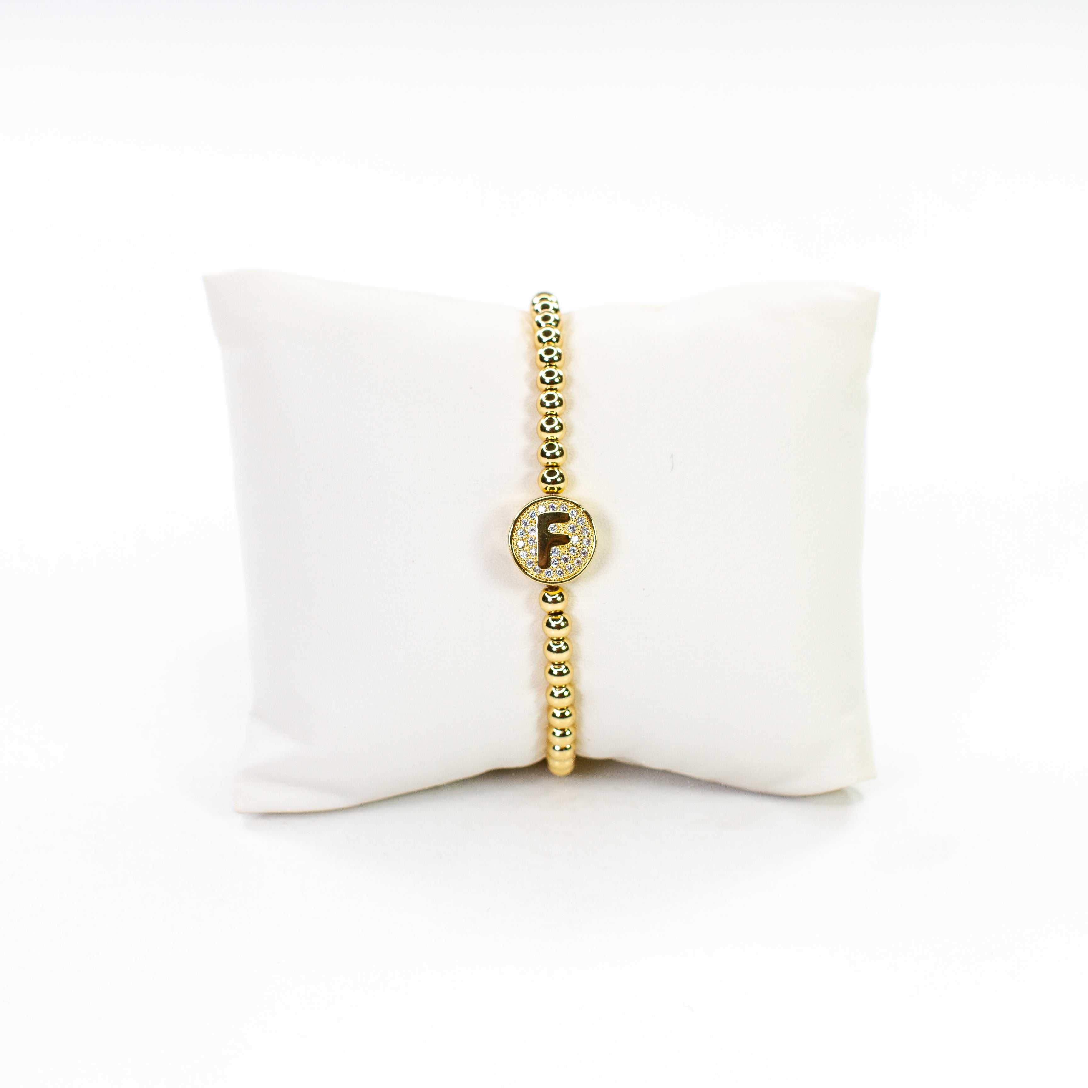 Cz Initial bracelet