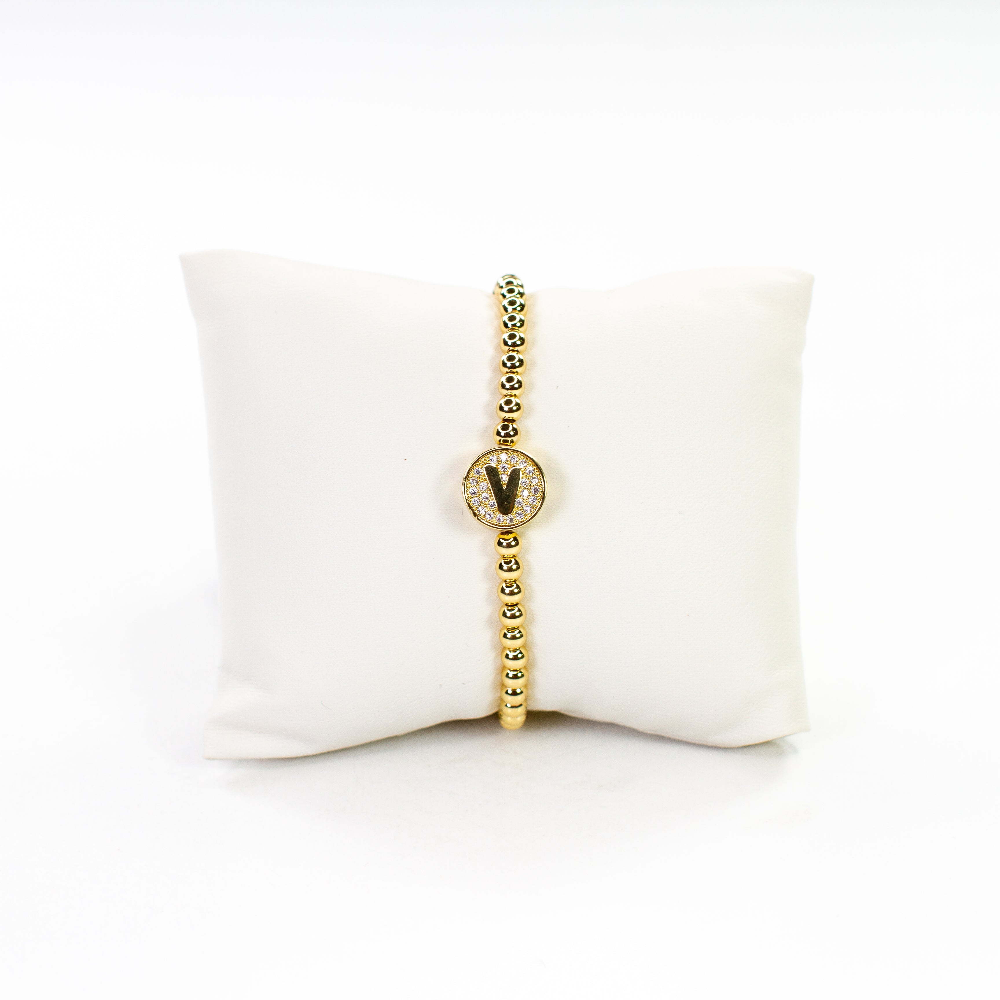 Cz Initial bracelet