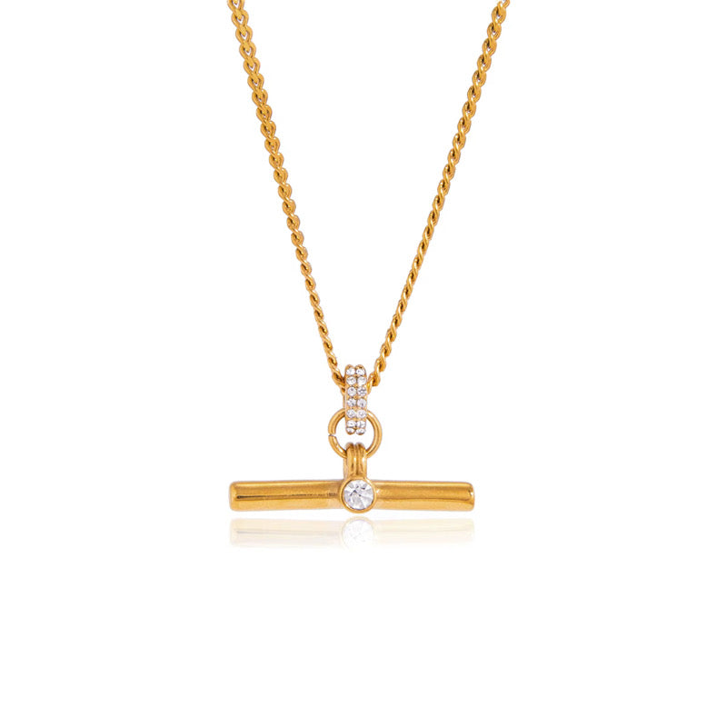 T Bar Necklace Water Resistant