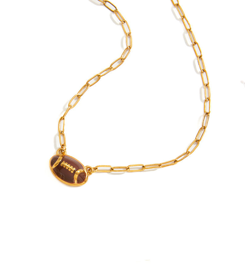 Football Gameday Necklace Water Resistant