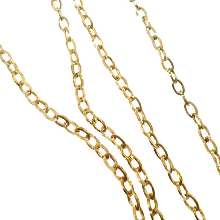 Small Paperclip Necklace Water Resistant