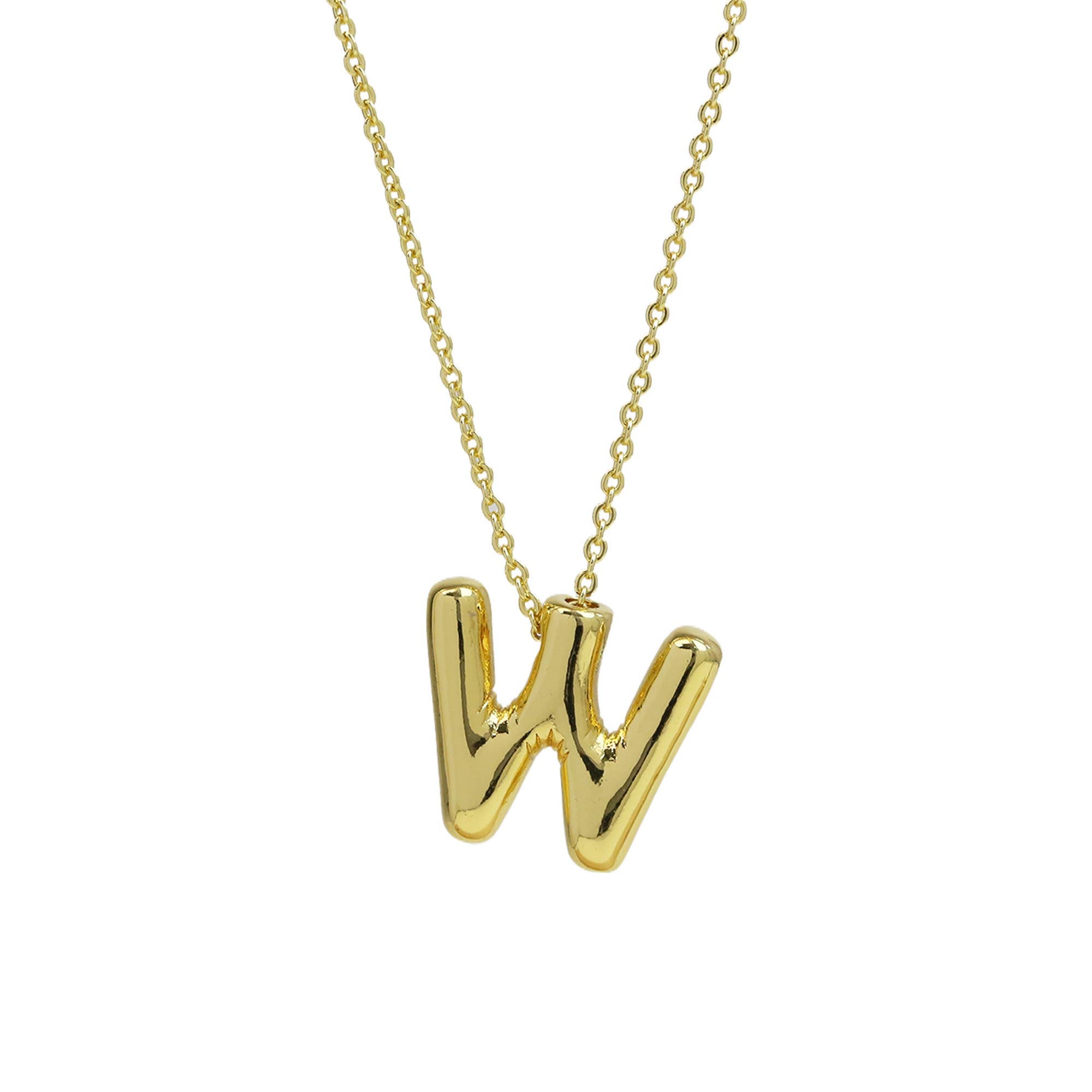 Medium* Initial Balloon Bubble Necklace 0.57