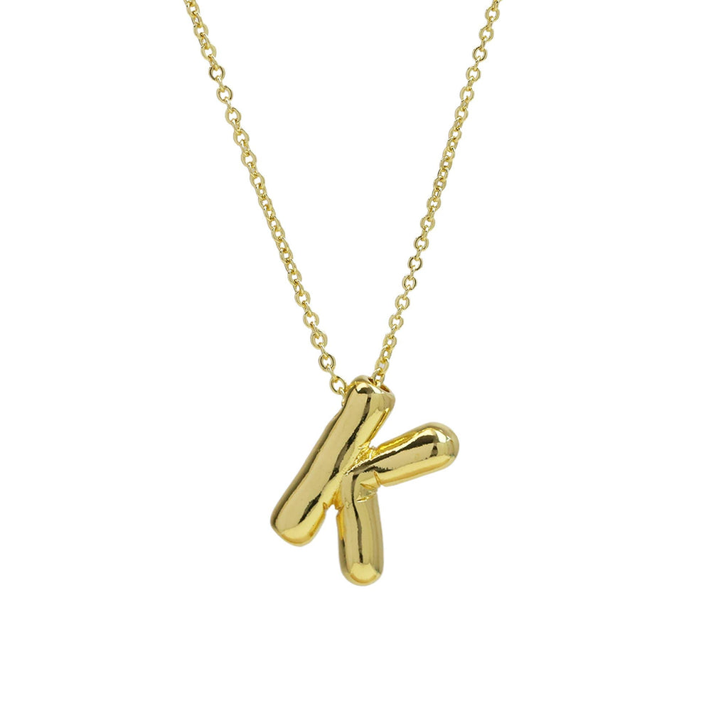 Medium* Initial Balloon Bubble Necklace 0.57