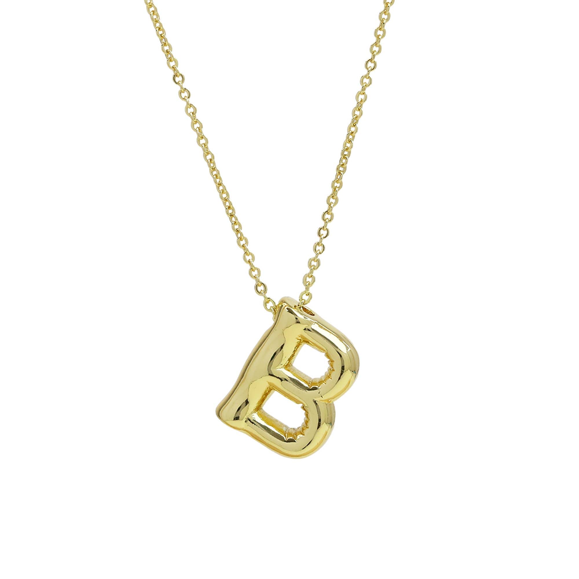 Medium* Initial Balloon Bubble Necklace 0.57