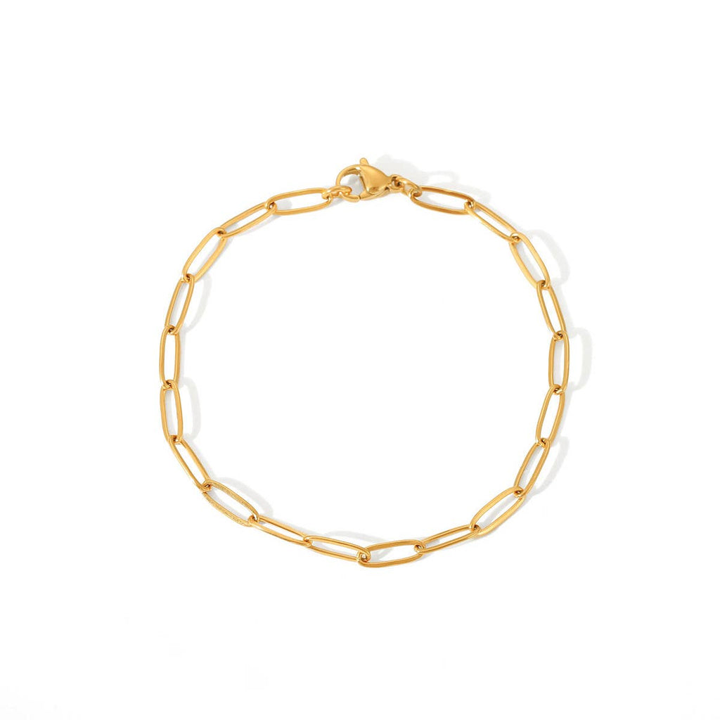 Gold Dainty Layering Bracelets Waterproof