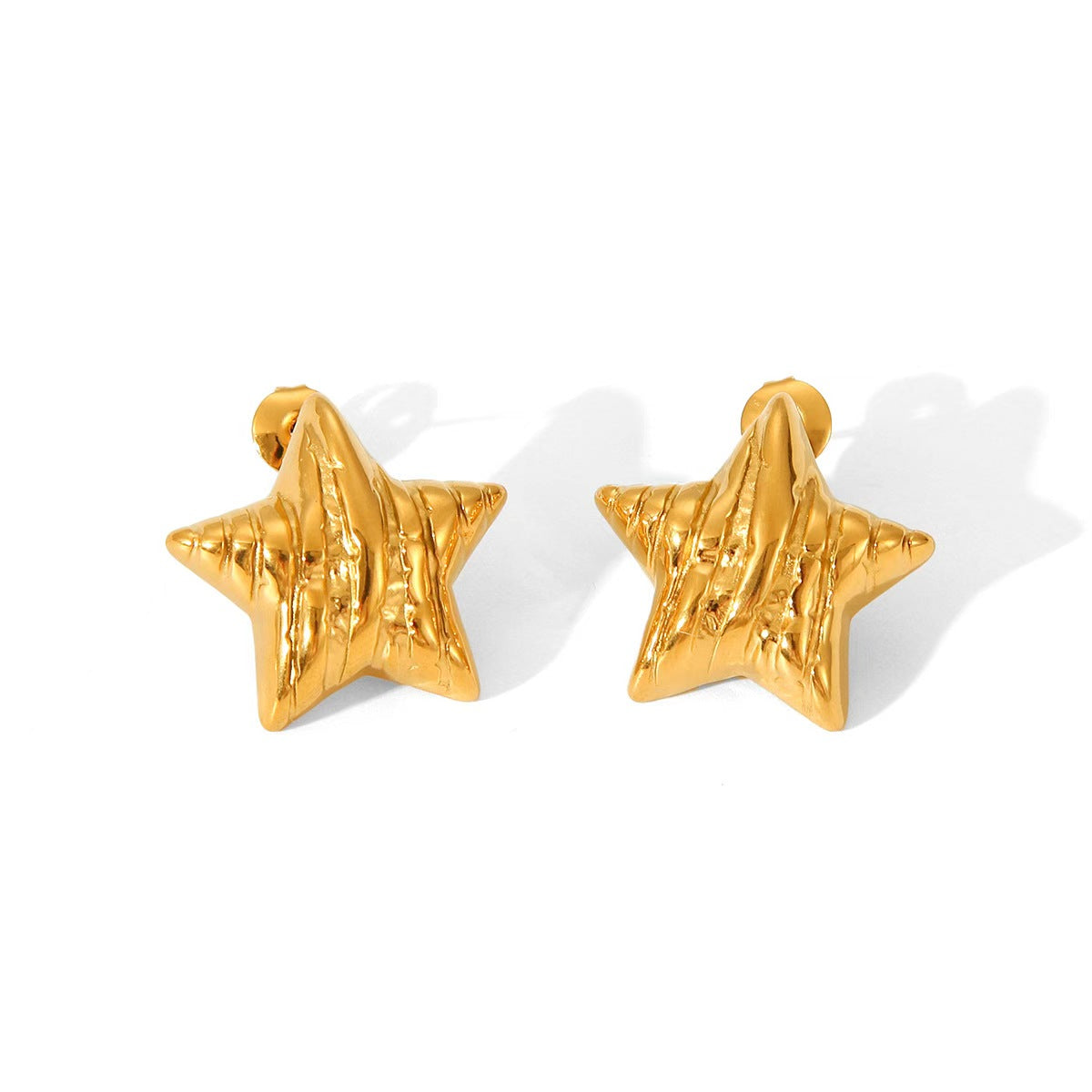 Star Stud Earrings Waterproof