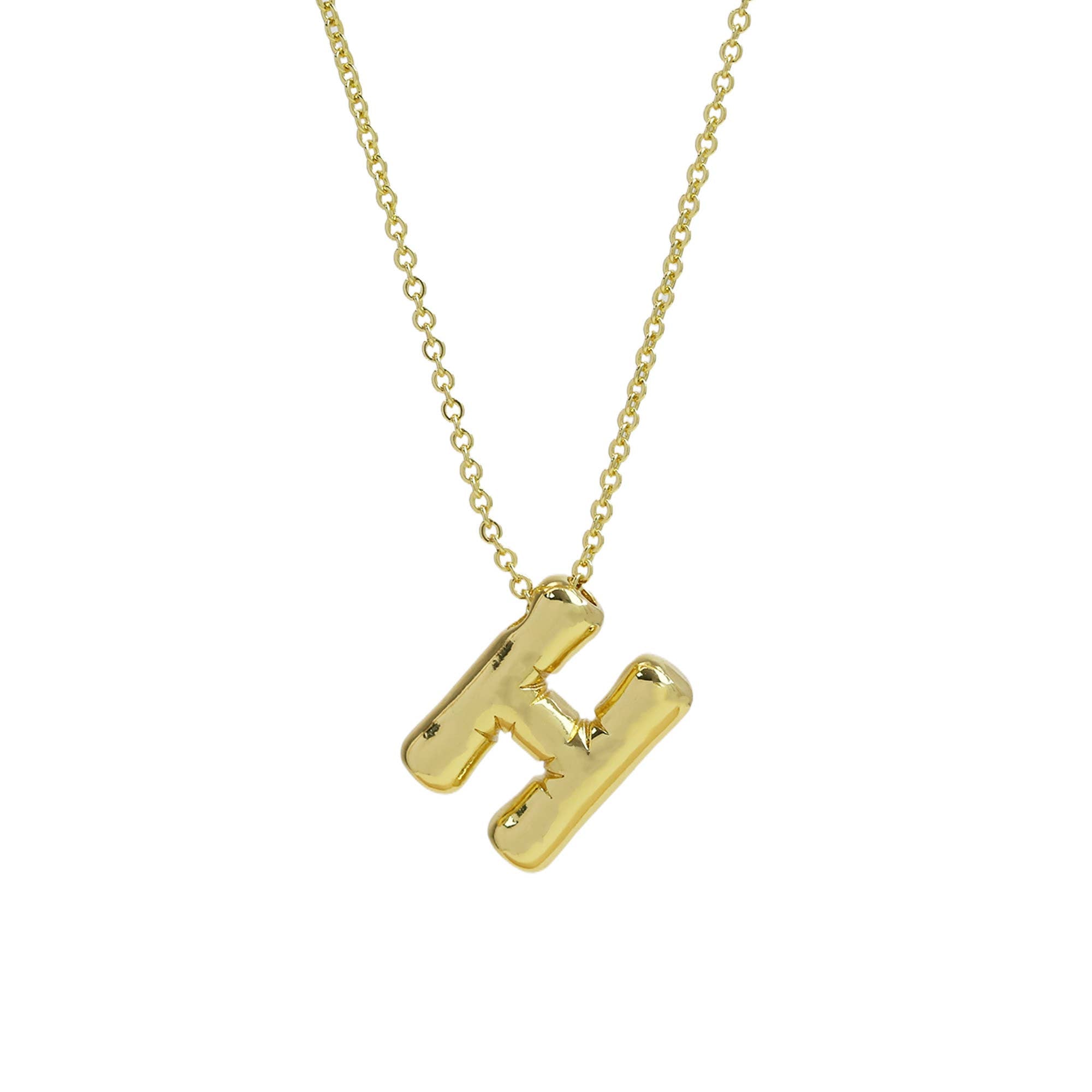 Medium* Initial Balloon Bubble Necklace 0.57
