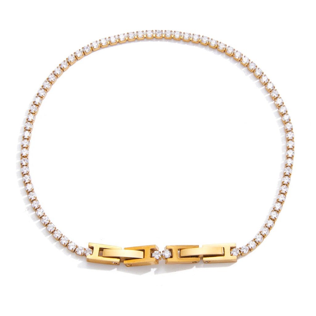 Tennis Lock Bracelet Water Resistant