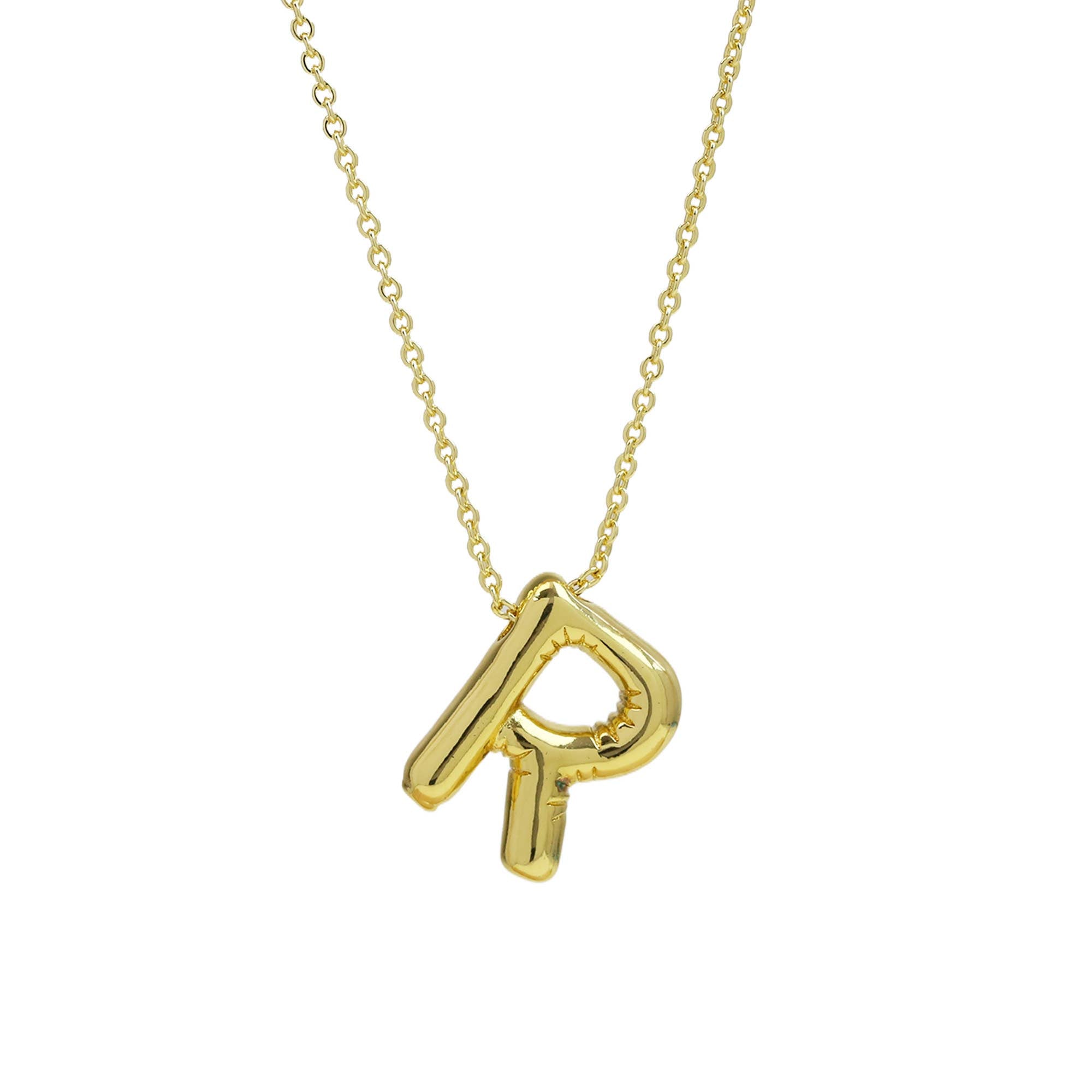 Medium* Initial Balloon Bubble Necklace 0.57
