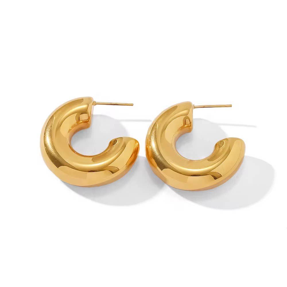 Hoop Earrings Water Resistant