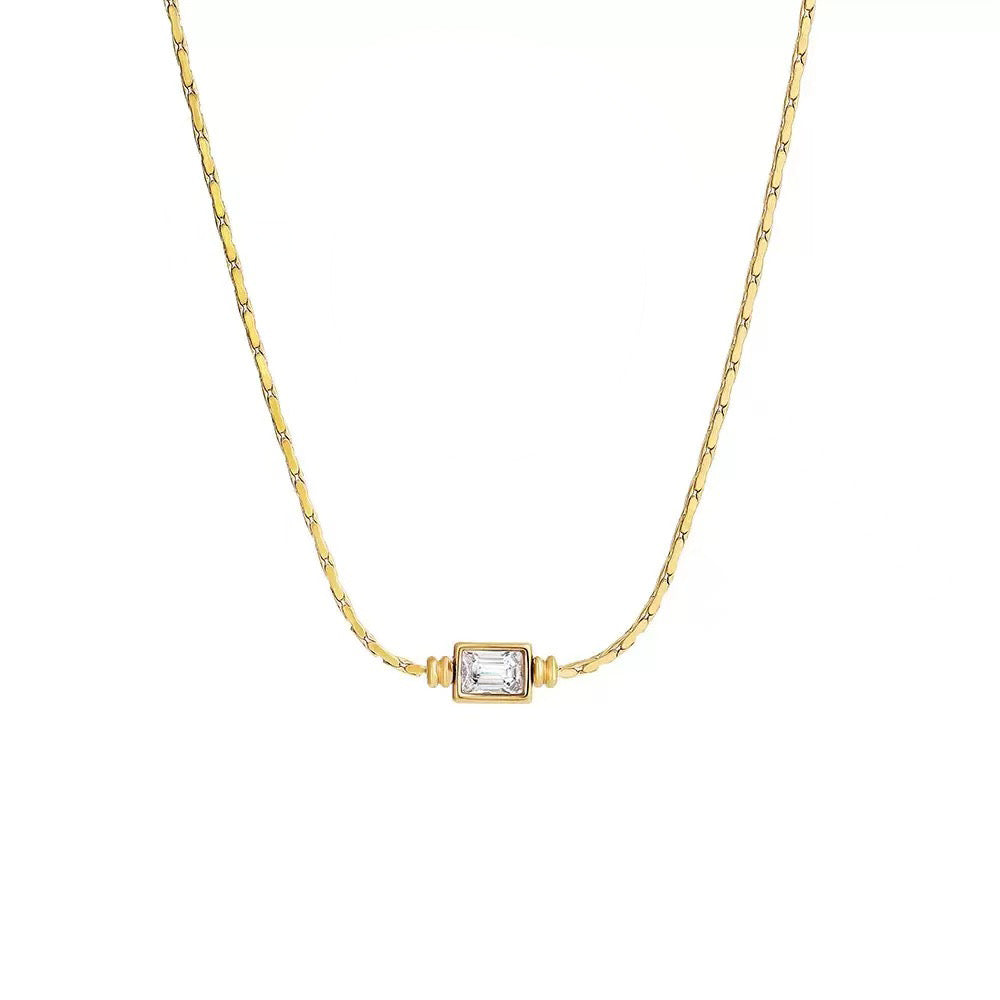 Everlight Baguette Necklace Water Resistant