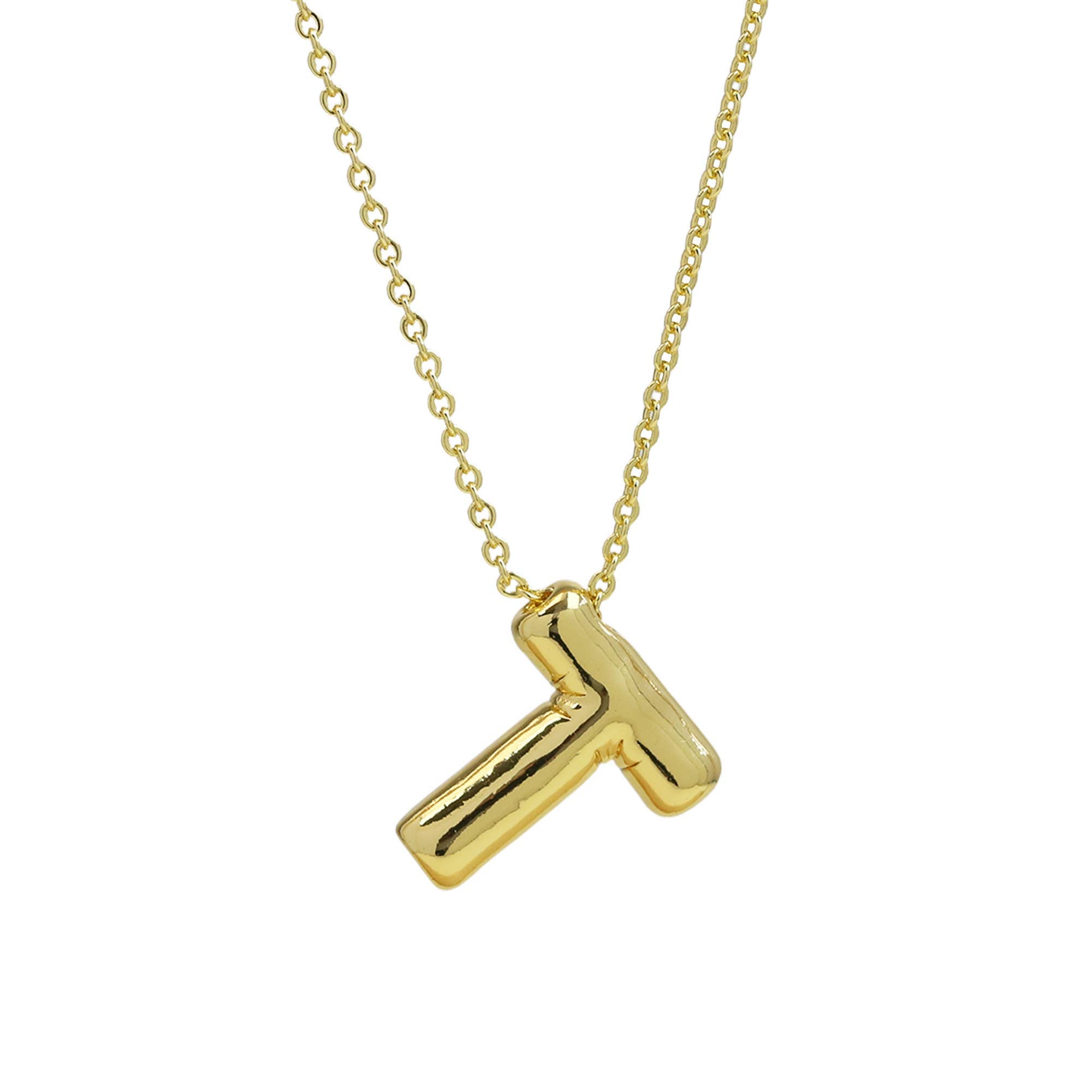 Medium* Initial Balloon Bubble Necklace 0.57