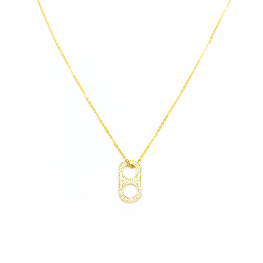 Pop Top Pave' Necklace