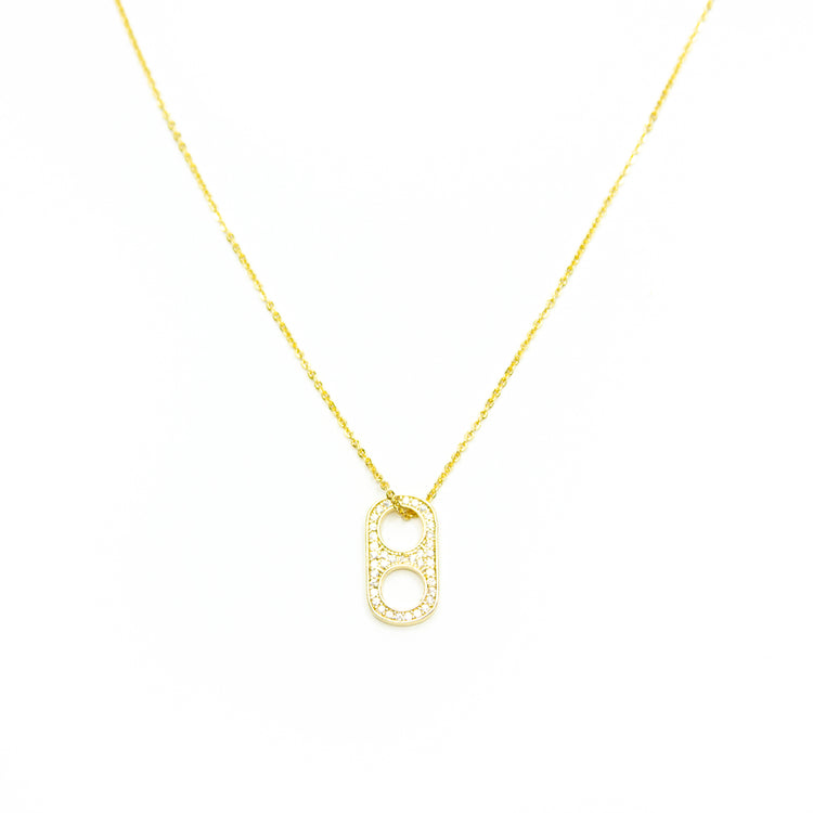 Pop Top Pave' Necklace