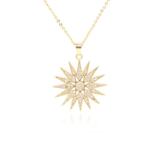 Starburst Pave' Necklace