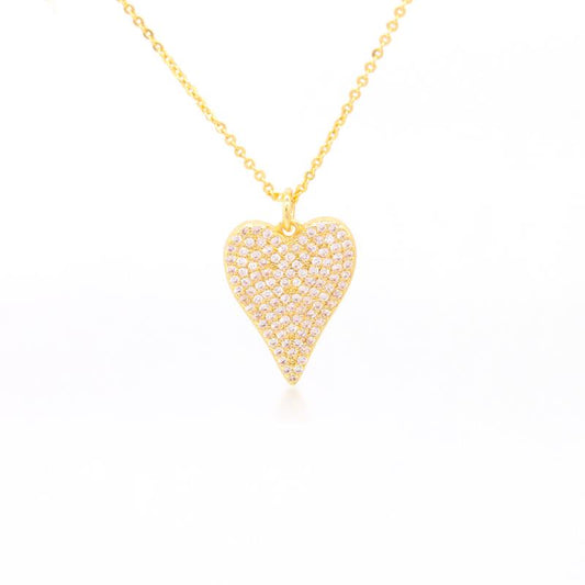 Pave' Heart Necklace