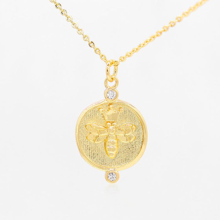 Queen Bee Zircon Necklace